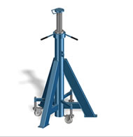 heavy duty axle stands for HGV AV 10-30 height adjustable with spindle