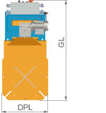 HYWEMA® Hub-Drehvorrichtung HDV DPS Abmessungen