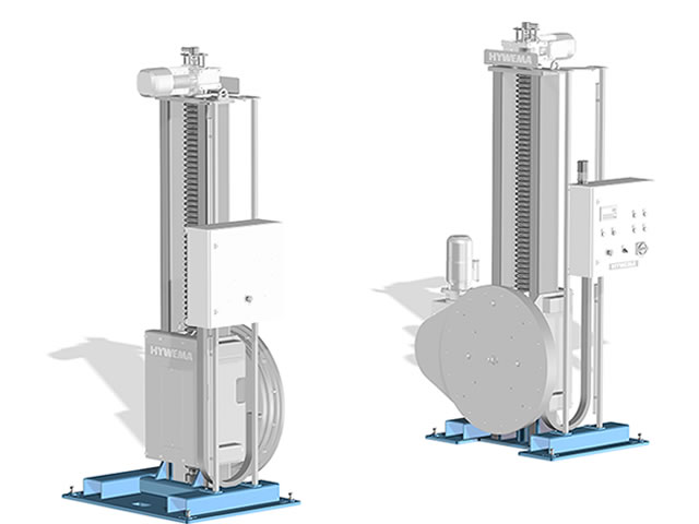 HYWEMA® Hub-Drehvorrichtung HDV DUO Fahrwerk stationär-stationär