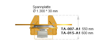 HYWEMA® Tragarm für Hub- Drehvorrichtungen