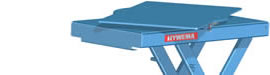 Mobile scissor lift table - rotating platform
