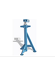 short axle stands for HGV AV 7,5 K height adjustable with spindle