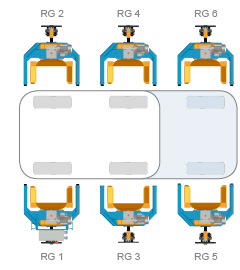 6 column array