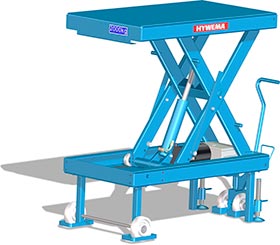 Mobile scissor lift table type AHT