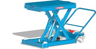 Mobile scissor lift table type AHT-M-SPF