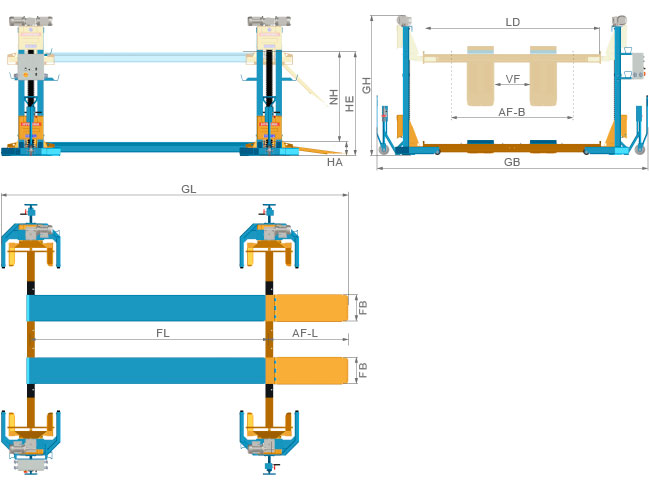 vario lift system detail