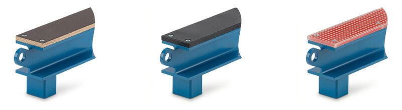 Overview of different crossbeam supports for AV TRB heavy-duty support stands.