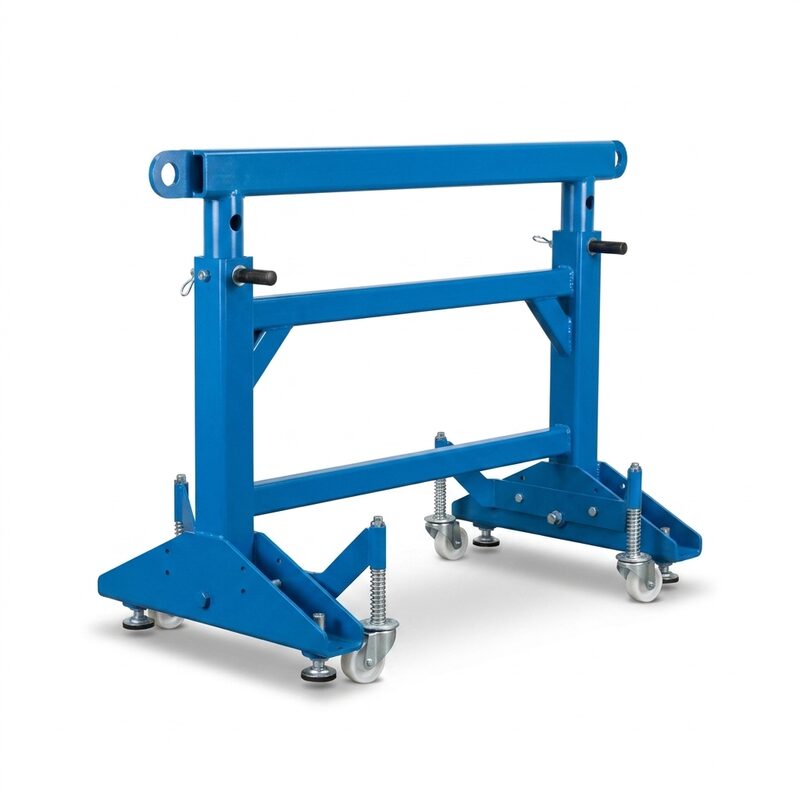 Height-adjustable support trestle AV TRB HV up to 10 t