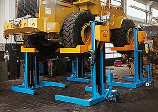 construction machinery column lift example A20640