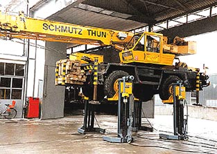 construction machinery column lift example A3558