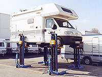 mobile column lift for motorhomes and camper