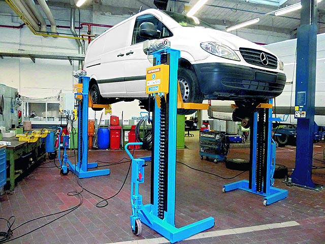 van column lift