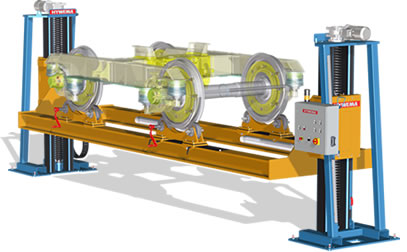 bogie lifting platform