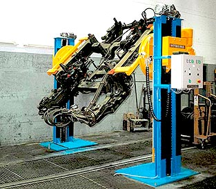 bogie lifting & rotating device bogie lifting & rotating device