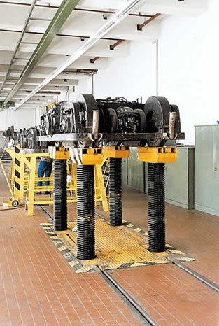 underfloor bogie lift