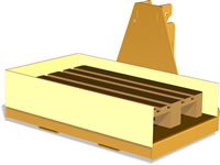 guard brackets for vertical conveyor